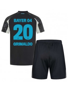 Bayer Leverkusen Alejandro Grimaldo #20 Dječji Rezervni Dres kompleti 2024-25 Kratak Rukavima (+ kratke hlače)